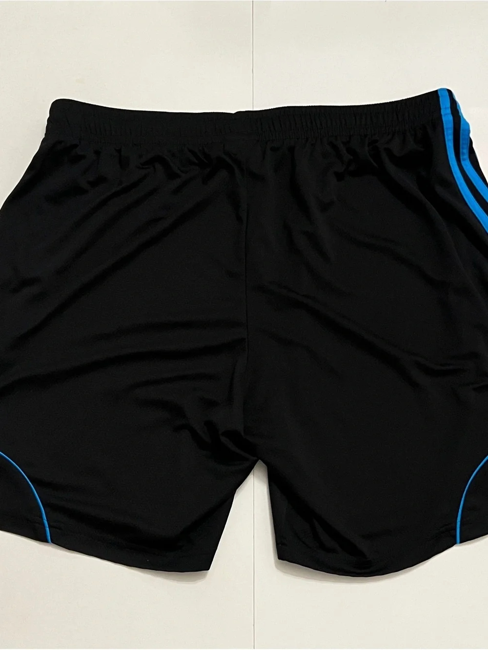 Men's Adidas Climalite Athletic Shorts Black & Turquoise Size XL